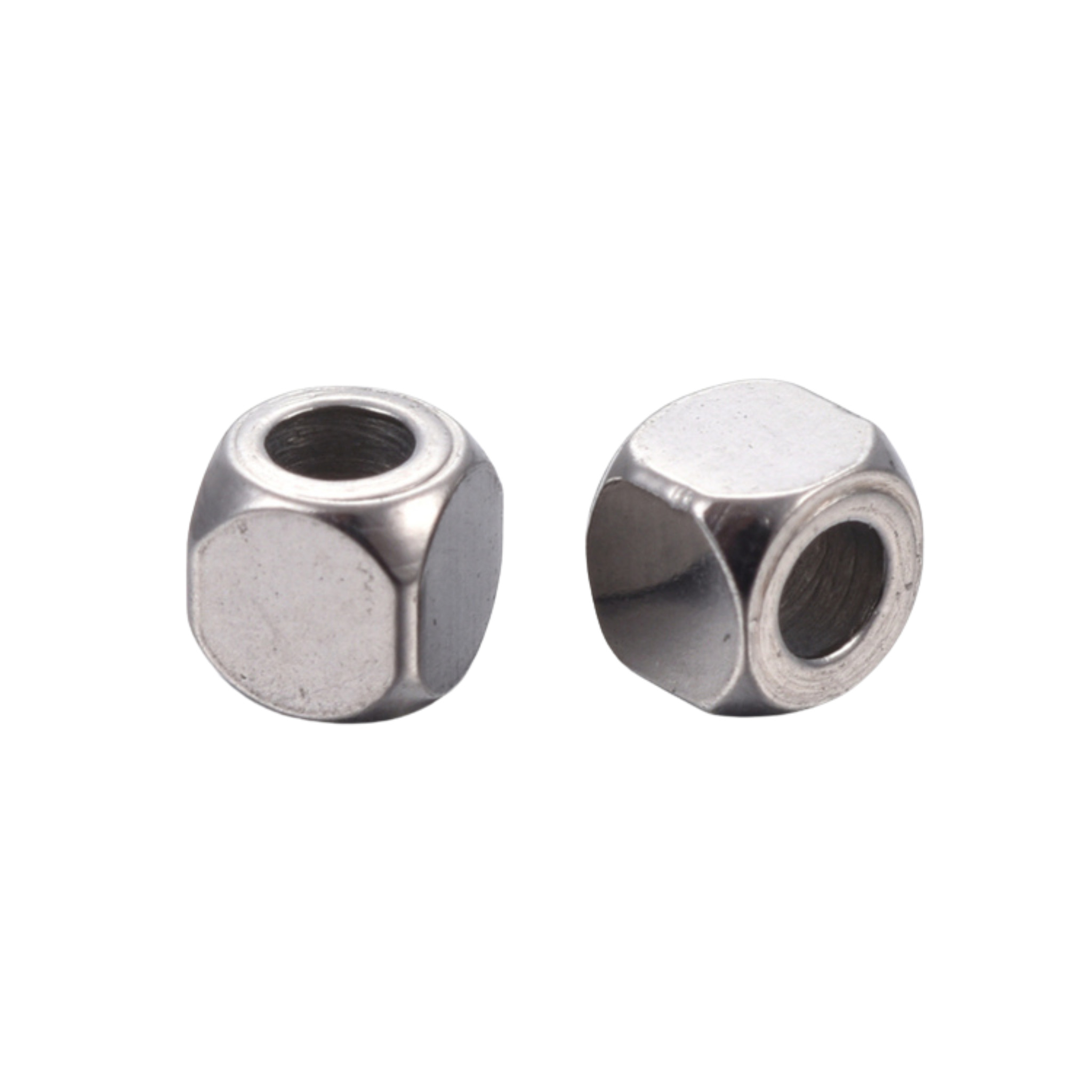 Kirurgiskt stål kuber 3x3 mm, 10 st
