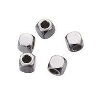 Kirurgiskt stål kuber 3x3 mm, 10 st