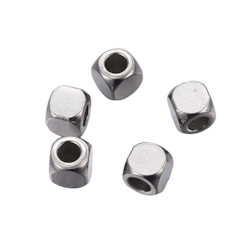 Kirurgiskt stål kuber 3x3 mm, 10 st
