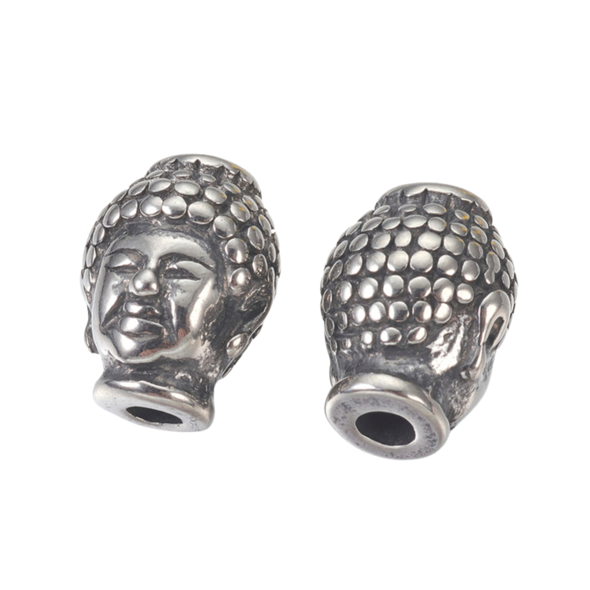 Kirurgiskt stål buddha mönstrad, 1 st