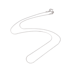 Rostfritt stål halskedja serpentine 45 cm, 1 st