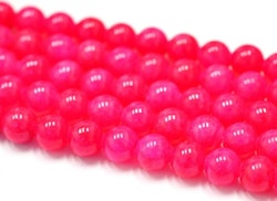 Jade 4 mm cerise, 5 strängar