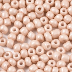 Seed beads 4 mm peach, ca 2500 st