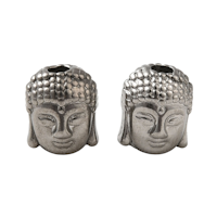 Kirurgiskt stål liten buddha, 1 st