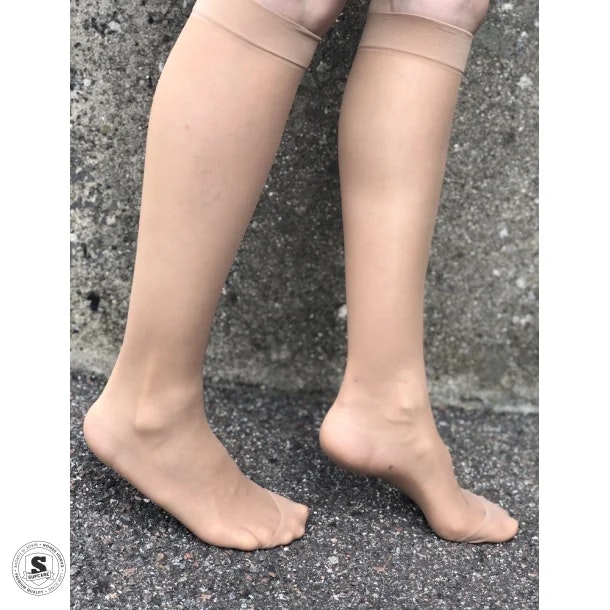 Kompressionsstrumpa Nylon Beige 70 Den