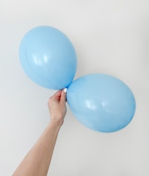 Ballonger Babyblå 50-pack