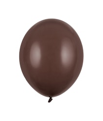 Ballonger Chokladbrun 50-pack
