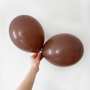 Ballonger Chokladbrun 10-pack