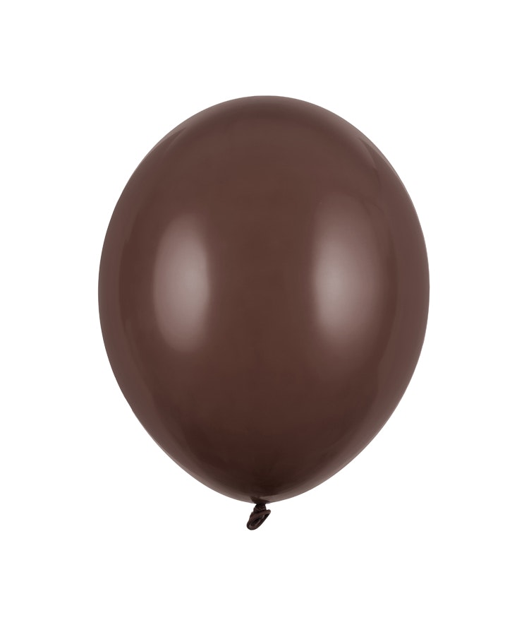 Miniballonger Chokladbrun 10-pack
