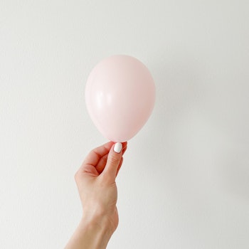 Miniballonger Pastellrosa 10-pack
