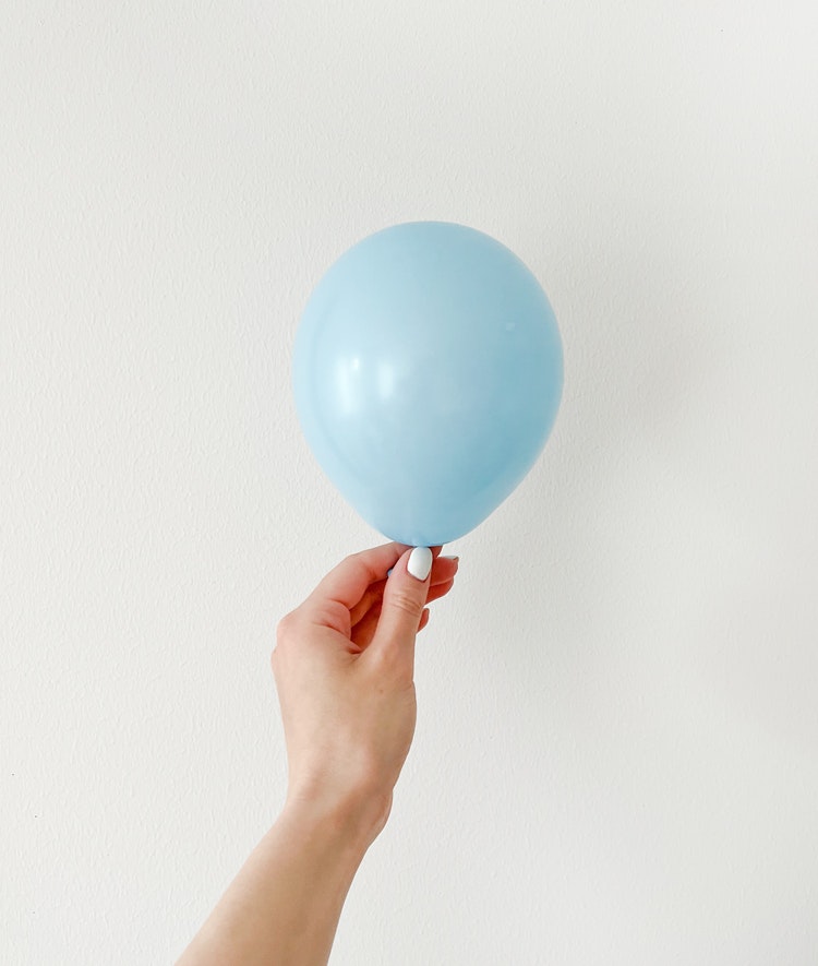 Miniballonger Babyblå 10-pack