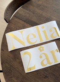 Personlig Vinyltext