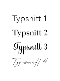 Personlig Vinyltext
