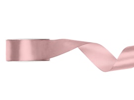 Satinband 25mm - Light dusty rose