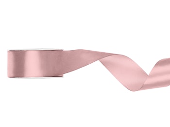 Satinband 25mm - Light dusty rose