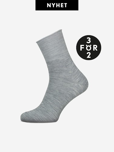Tunn Ullstrumpa – Foggy Gray