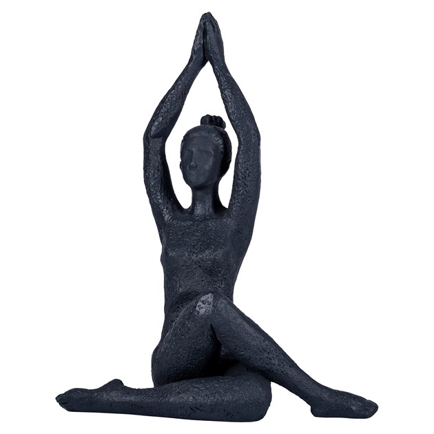 Skulptur Yoga Tuwa svart