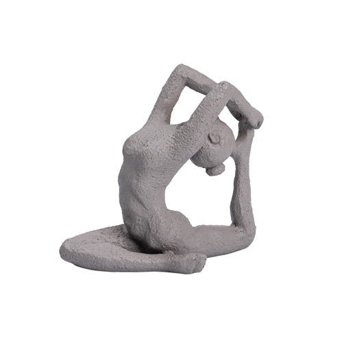 Skulptur Yoga Tama grå