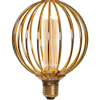 LED-lampa Decoled E27 metall, rund