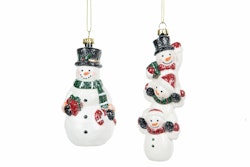 Hängande snögubbe