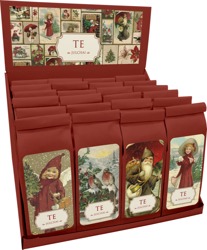 Dekorativ tepåse Julkollage med smak av chai
