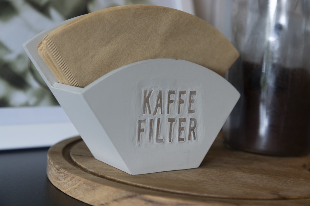 Behållare för kaffefilter