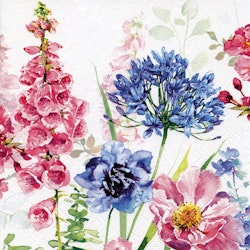 Servett Watercolour Blom
