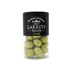 Brobergs Saltlakritskulor Lime