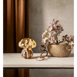 Glasdekoration Funghi liten med timer
