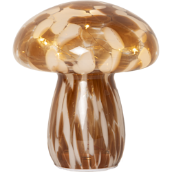 Glasdekoration Funghi stor med timer