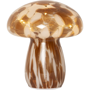 Glasdekoration Funghi stor med timer