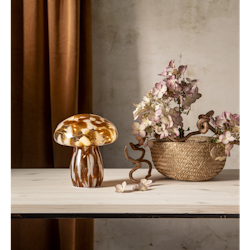 Glasdekoration Funghi stor med timer