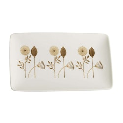 Assiett Frökapsel beige