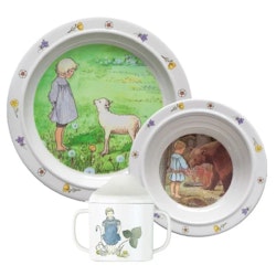 Beskow Visor barnservis 3-delad