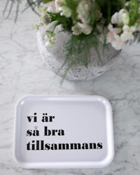 Bricka Vi är så bra tillsammans 36 x 28 cm