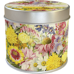 Doftljus med doft av blomsteräng