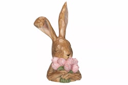 Hare Tilly med blommor