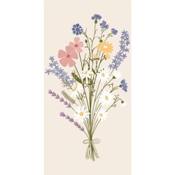 Servett Sommarblomster