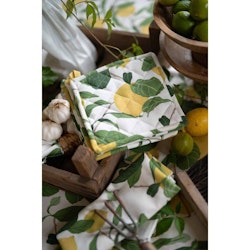 Grytlapp Limone gul 20 x 20 cm
