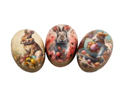 Påskägg Lovely Bunnies 15 cm