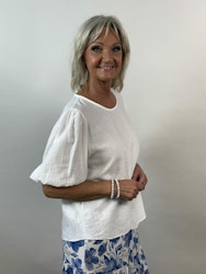 Mix by Heart Noelia blus med puffärm