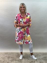 Mix by Heart Milou långskjorta fuchsia