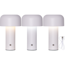 Bordslampa Bobby vit
