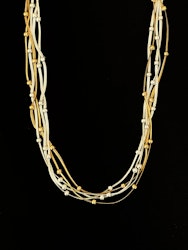 Halsband Lova guld/silver