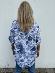 Mix by Heart Ellie blus blå blommig