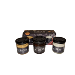 Presentask Tapas - Salsa Brava, Karamelliserad lök & Aioli
