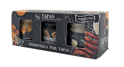 Presentask Tapas - Salsa Brava, Karamelliserad lök & Aioli