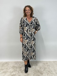 Mix by Heart Antonia klänning svart paisley