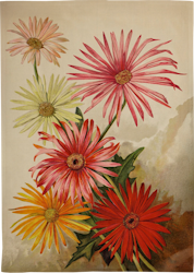 Kökshandduk Höstblommor