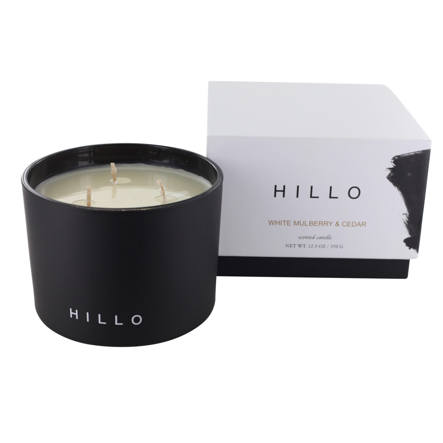 Hillo Scented Soy Candle - Mullberry & Cedar
